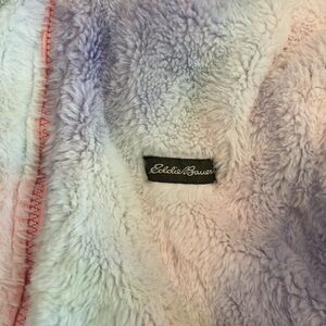 Eddie Bauer‎ Girls' Youth Reversible Plush Jacket - Pink Size Small 7/8